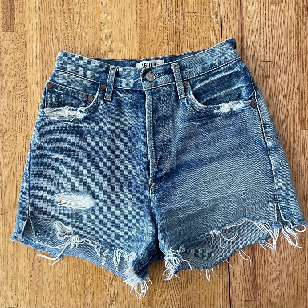 Agolde Dee shorts in ricochet